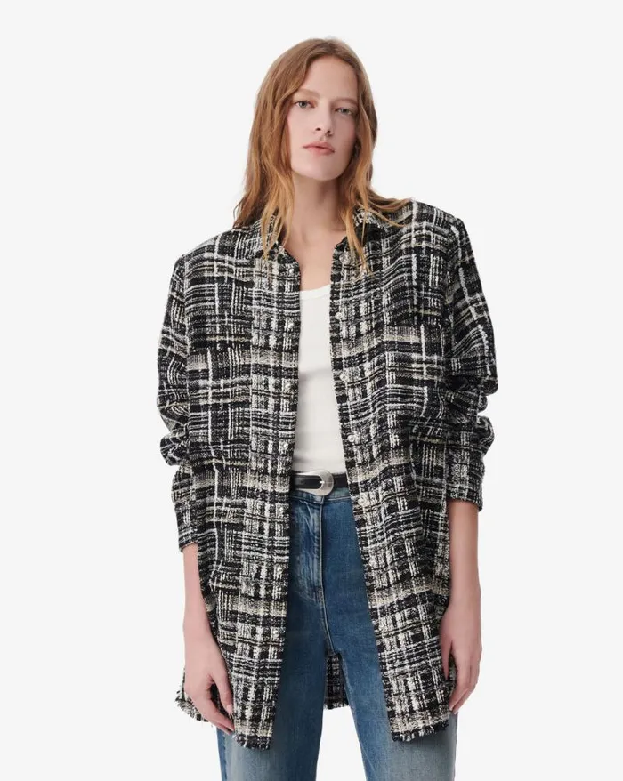 Jackets and Coats Women IRO TANAIS TWEED OVERSHIRT