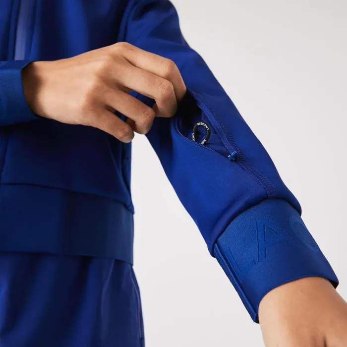 Jackets and Coats Women Lacoste Womens ZipUp Bomber Jacket Blue Bdm