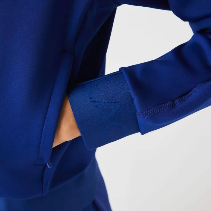 Jackets and Coats Women Lacoste Womens ZipUp Bomber Jacket Blue Bdm