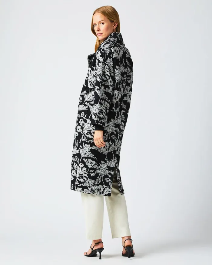 Jackets and Outerwear Women Billy Reid Cocoon Coat Custom Blackwhite