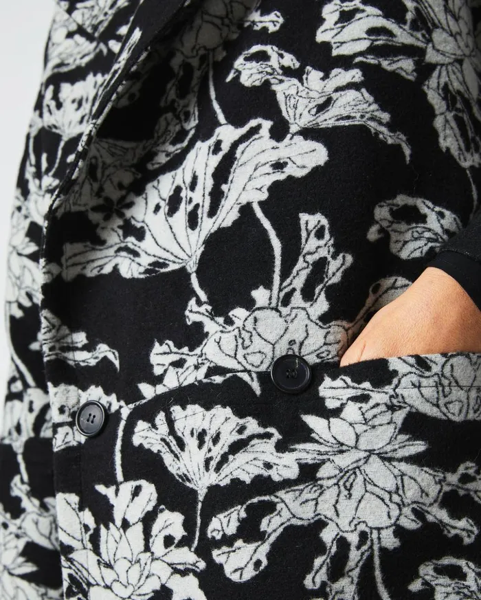 Jackets and Outerwear Women Billy Reid Cocoon Coat Custom Blackwhite