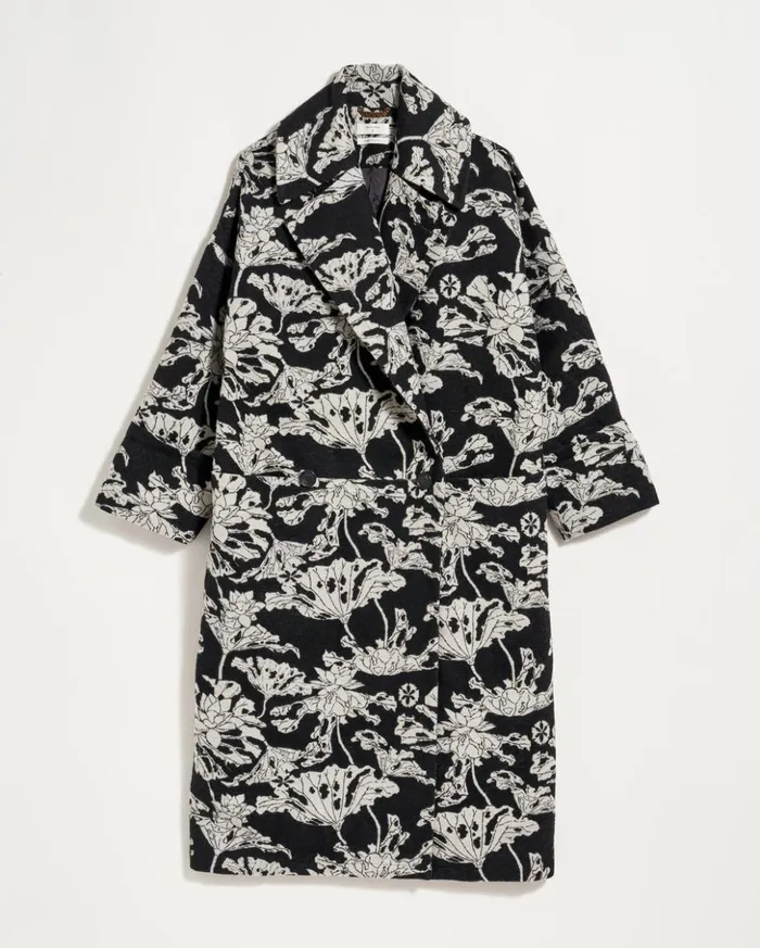 Jackets and Outerwear Women Billy Reid Cocoon Coat Custom Blackwhite
