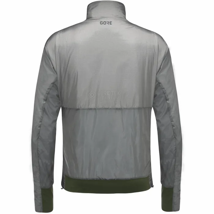 Jackets Men GOREWEAR Drive WINDSTOPPER Jacket Mens Lab Grayutility Green