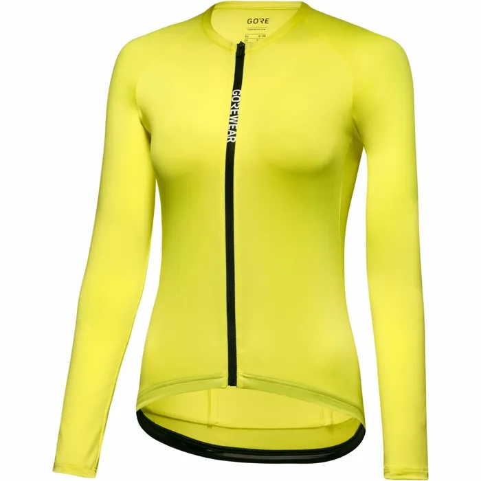 Jerseys and Shirts Women GOREWEAR SPINSHIFT Long Sleeve Jersey Womens Neon Yellow