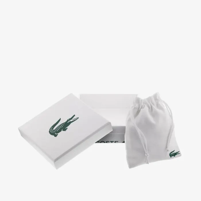 Jewelry Men Lacoste Men039s District Necklace Silver And Green 041