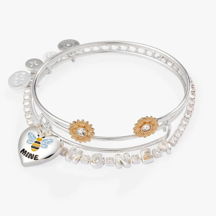 Jewelry Sets Women Alex And Ani Bee Mine Bracelet Set Of 3 Two Tone