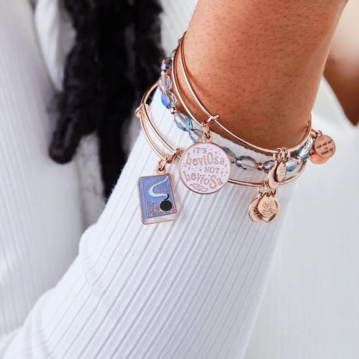 Jewelry Sets Women Alex And Ani Harry Potter Hermione Bangle Bracelets Set Of 3 Shiny Rose Gold