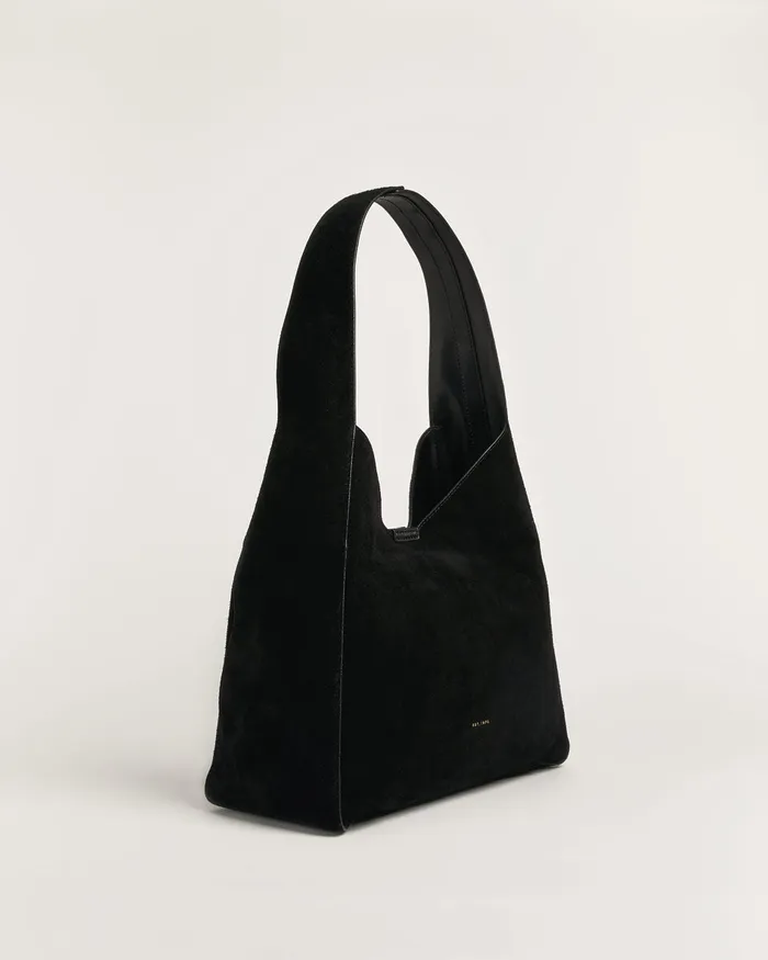 Jigsaw Bags and Clutches Women Heckfield Suede Slouch Bag Black