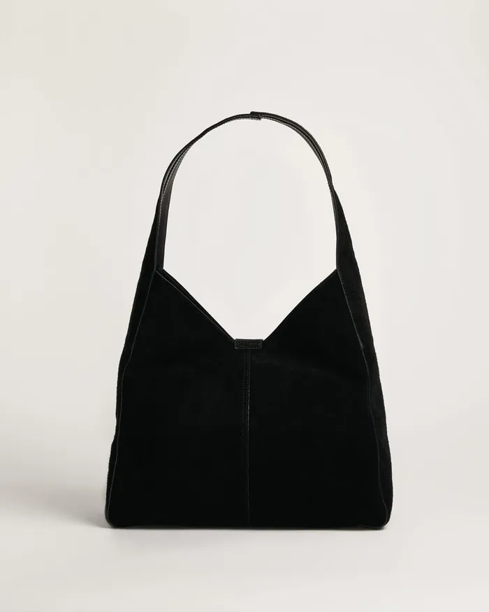 Jigsaw Bags and Clutches Women Heckfield Suede Slouch Bag Black