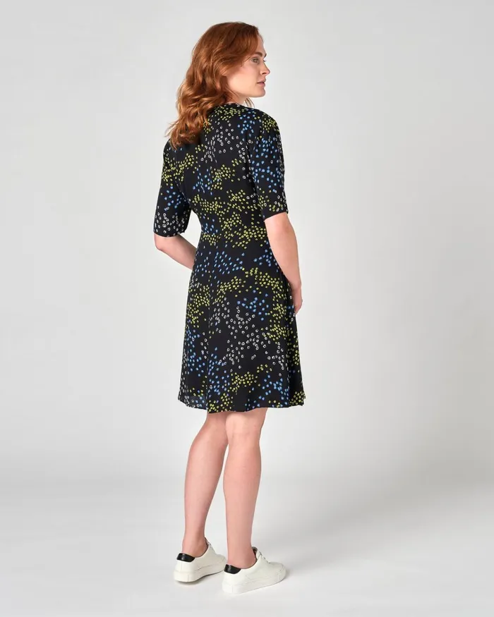 Jigsaw Dresses and Jumpsuits Women Animal Floral Wrap Dress Grey