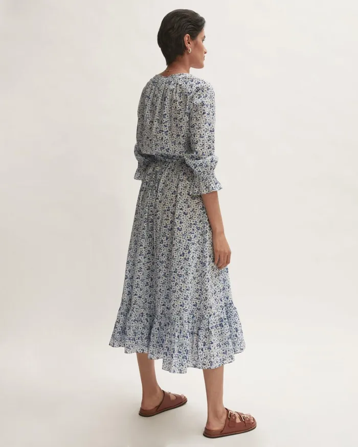 Jigsaw Dresses and Jumpsuits Women Coastal Meadow Wrap Maxi Dress Blue