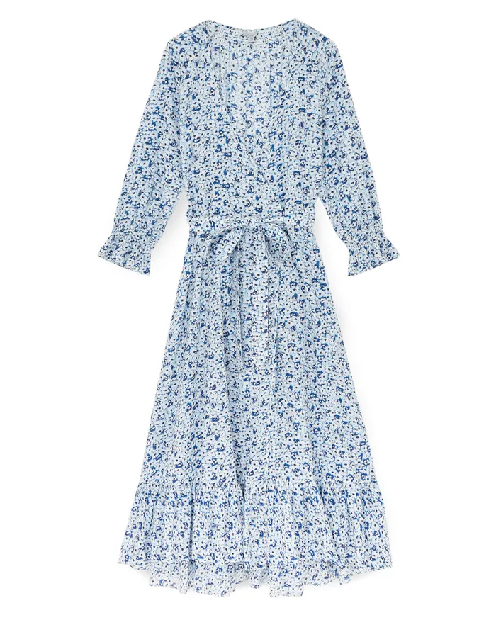 Jigsaw Dresses and Jumpsuits Women Coastal Meadow Wrap Maxi Dress Blue