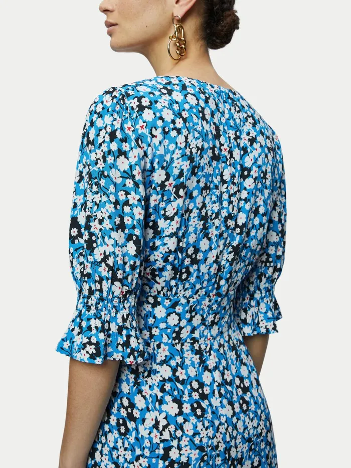Jigsaw Dresses and Jumpsuits Women Shadow Ditsy Tea Dress Blue