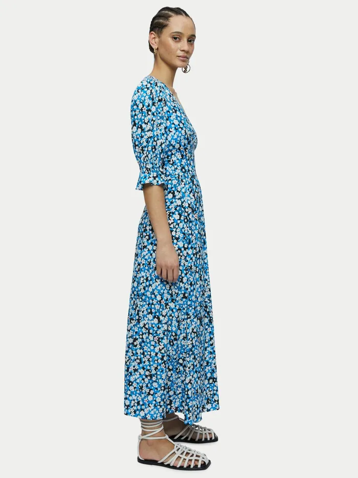 Jigsaw Dresses and Jumpsuits Women Shadow Ditsy Tea Dress Blue