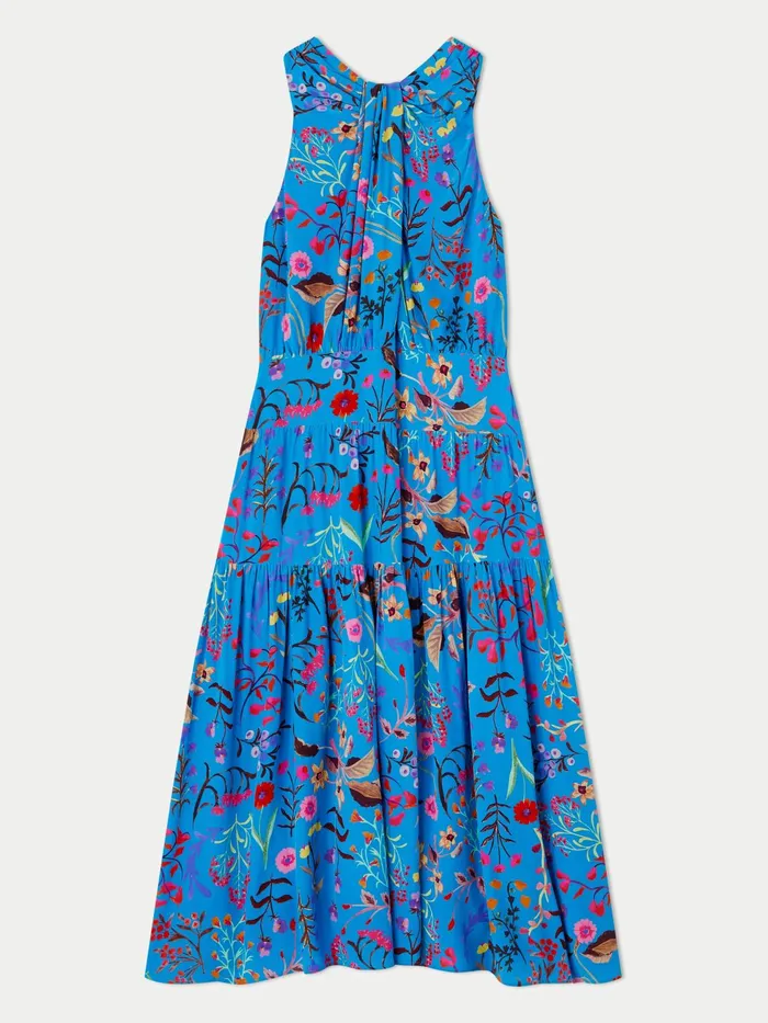 Jigsaw Dresses and Jumpsuits Women Vivid Floral Maxi Dress Blue