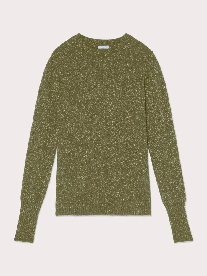 Jigsaw Knitwear and Cashmere Women Cashmere Sparkle Crew Jumper Green