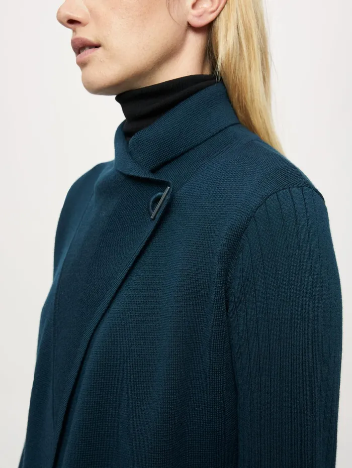 Jigsaw Knitwear and Cashmere Women Milano Ring Cardigan Green
