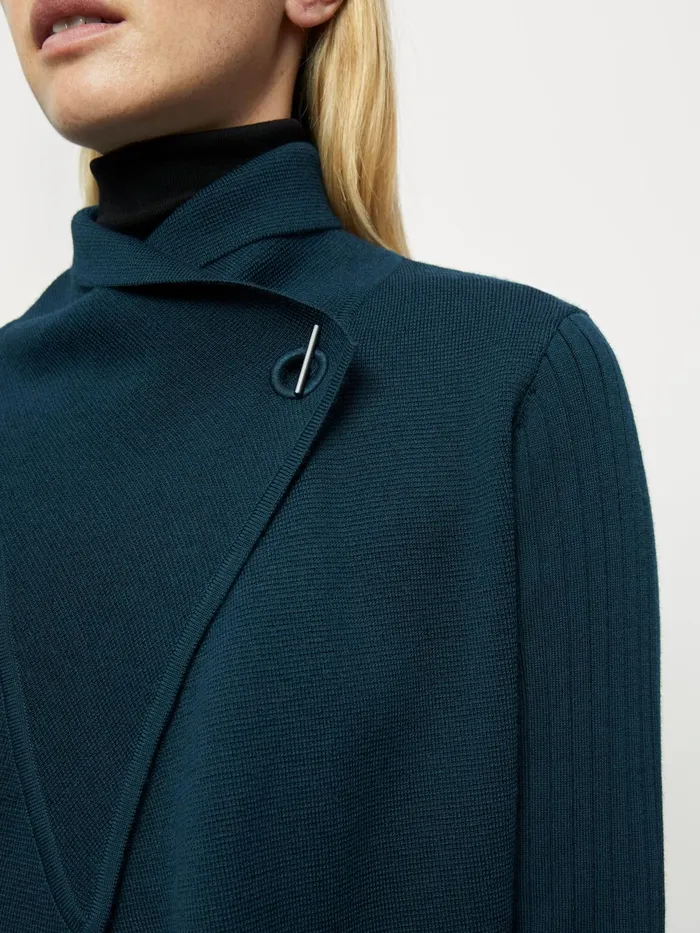 Jigsaw Knitwear and Cashmere Women Milano Ring Cardigan Green