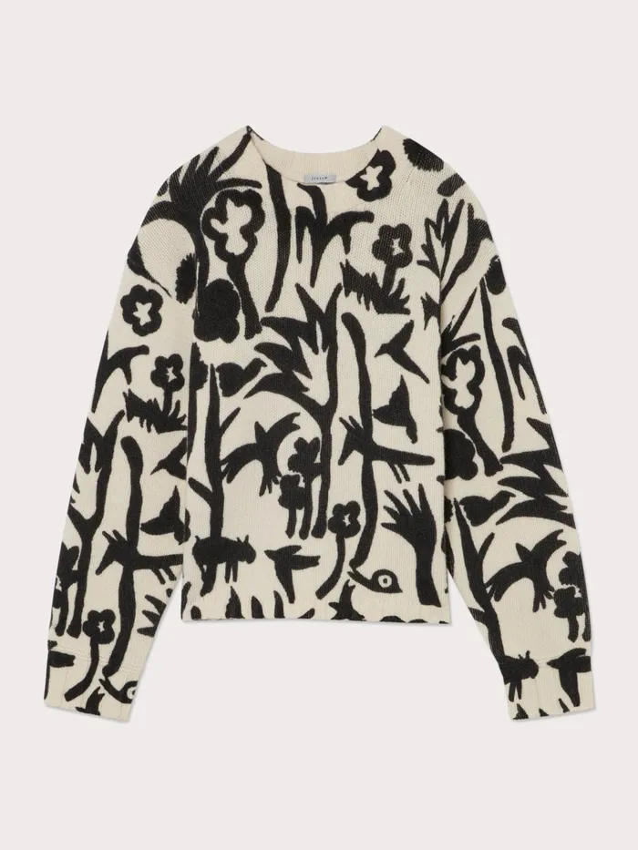 Jigsaw Knitwear and Cashmere Women Woodland Shadow Jumper Cream