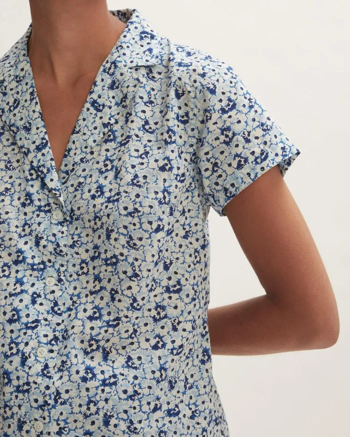 Jigsaw Tops Women Coastal Meadow Shirt Blue