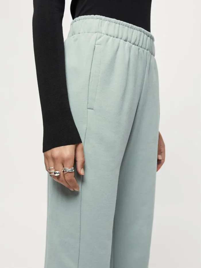 Jigsaw Trousers Women Cotton Jersey Trackpant Green