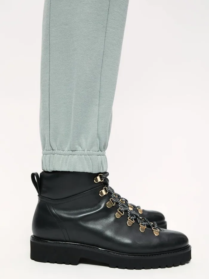 Jigsaw Trousers Women Cotton Jersey Trackpant Green