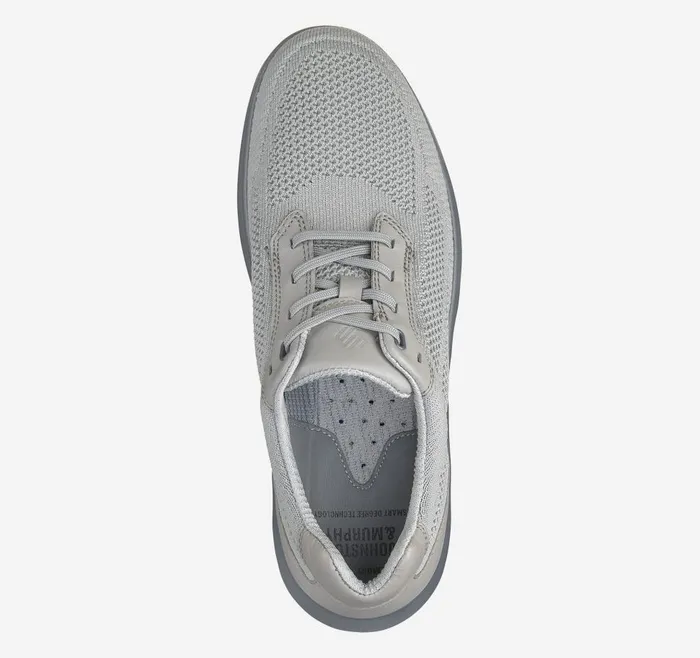 Johnston and Murphy Activate Knit Plain Toe Gray Knit Men Sneakers Johnston and Murphy Activate Knit Plain Toe Gray Knit Men Sneakers