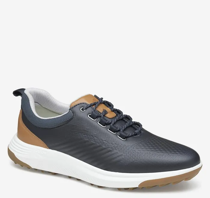 Johnston and Murphy Amherst GL1 Sport Hybrid Navy Coated Knit Men Sneakers