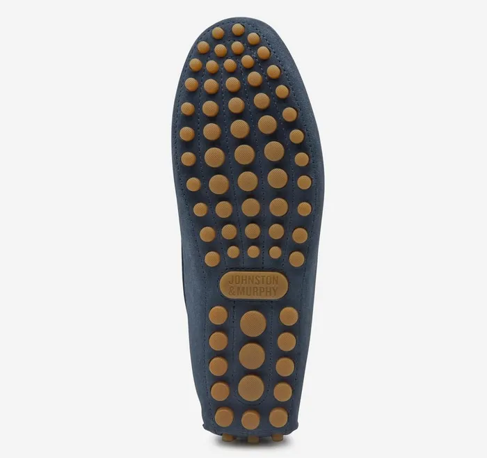 Johnston and Murphy Athens Penny Denim Suede Men SlipOns Johnston and Murphy Athens Penny Denim Suede Men SlipOns