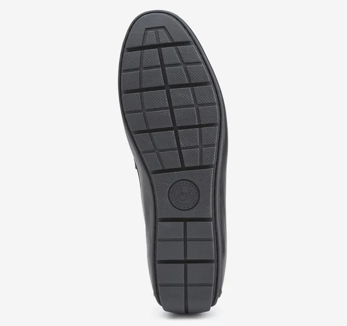Johnston and Murphy Baldwin Driver Penny Black Sheepskin Men SlipOns Johnston and Murphy Baldwin Driver Penny Black Sheepskin Men SlipOns