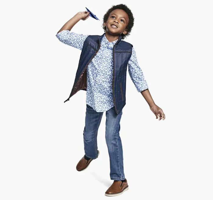 Johnston and Murphy Boys Quilted Vest Navy Boys Blazers and Vests Johnston and Murphy Boys Quilted Vest Navy Boys Blazers and Vests