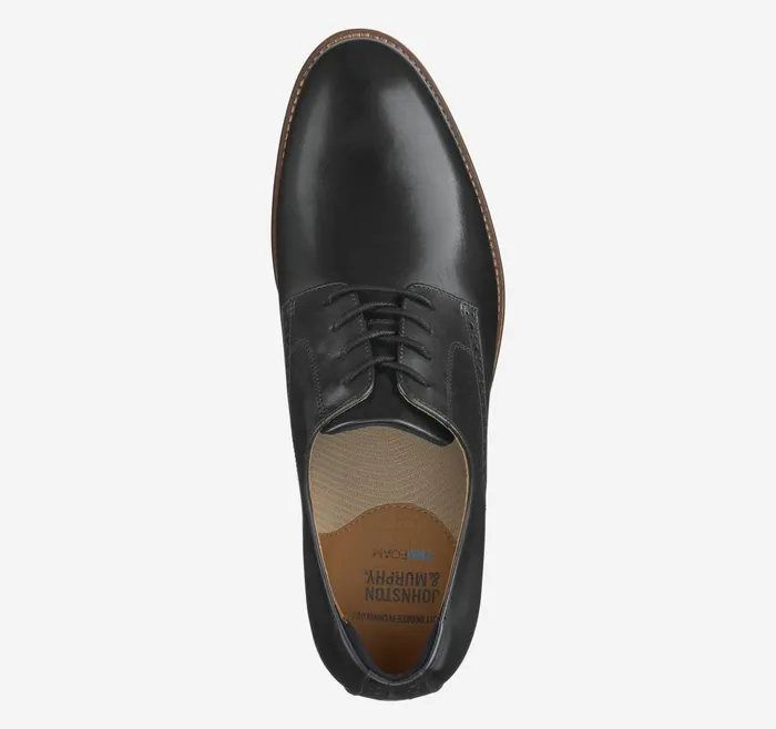 Johnston and Murphy Conard 20 Plain Toe Black Full Grain Men LaceUps Johnston and Murphy Conard 20 Plain Toe Black Full Grain Men LaceUps