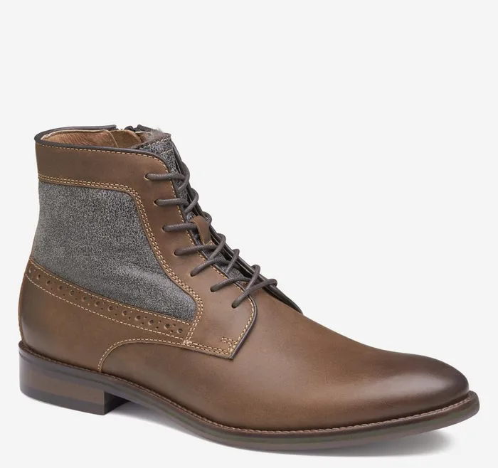 Johnston and Murphy Conard 20 Shearling Boot Tan Oiled Leathershearling Men Boots Johnston and Murphy Conard 20 Shearling Boot Tan Oiled Leathershearling Men Boots