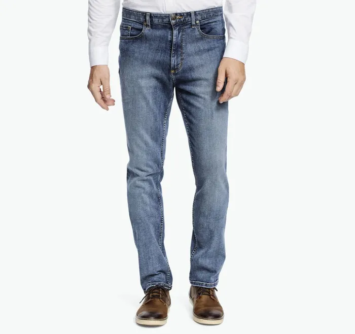 Johnston and Murphy Denim Jeans Light Wash Men Pants and Jeans