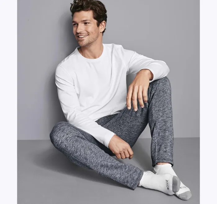 Johnston and Murphy Essential LongSleeve Tee White Men Polos and Tees Johnston and Murphy Essential LongSleeve Tee White Men Polos and Tees