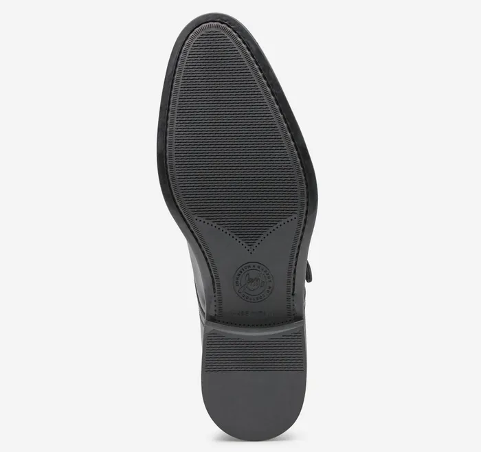 Johnston and Murphy Flynch Monk Strap Black Italian Calfskin Men SlipOns Johnston and Murphy Flynch Monk Strap Black Italian Calfskin Men SlipOns