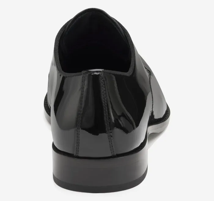 Johnston and Murphy Gavney Plain Toe Black Patent Men Formal Shoes Johnston and Murphy Gavney Plain Toe Black Patent Men Formal Shoes