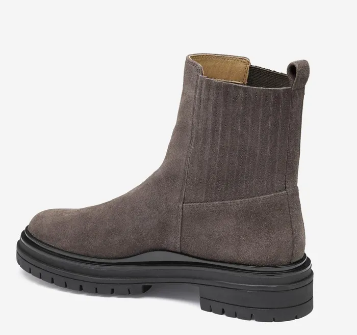 Johnston and Murphy Gianna Gore Boot Dark Gray Suede Women Boots and Booties Johnston and Murphy Gianna Gore Boot Dark Gray Suede Women Boots and Booties