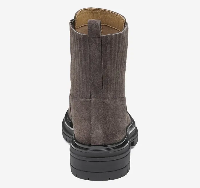 Johnston and Murphy Gianna Gore Boot Dark Gray Suede Women Boots and Booties Johnston and Murphy Gianna Gore Boot Dark Gray Suede Women Boots and Booties