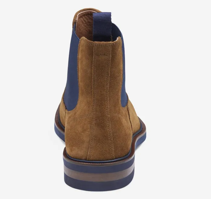Johnston and Murphy Hartley Chelsea Boot Snuff Italian Suede Men Boots Johnston and Murphy Hartley Chelsea Boot Snuff Italian Suede Men Boots