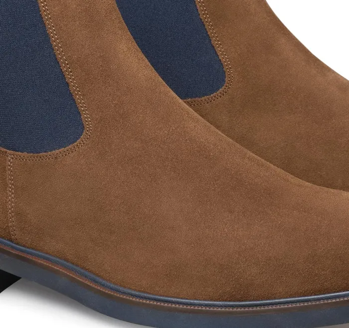 Johnston and Murphy Hartley Chelsea Boot Snuff Italian Suede Men Boots Johnston and Murphy Hartley Chelsea Boot Snuff Italian Suede Men Boots