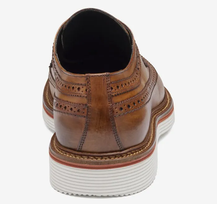 Johnston and Murphy Jenson Longwing Tan Italian Calfskin Men LaceUps Johnston and Murphy Jenson Longwing Tan Italian Calfskin Men LaceUps