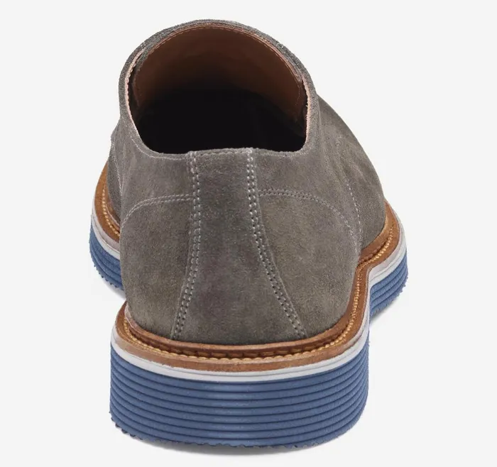Johnston and Murphy Jenson Plain Toe Gray Italian Suede Men LaceUps Johnston and Murphy Jenson Plain Toe Gray Italian Suede Men LaceUps