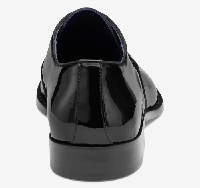 Johnston and Murphy Kinser Plain Toe Black Italian Patent Calfskin Men Dress Classics Johnston and Murphy Kinser Plain Toe Black Italian Patent Calfskin Men Dress Classics