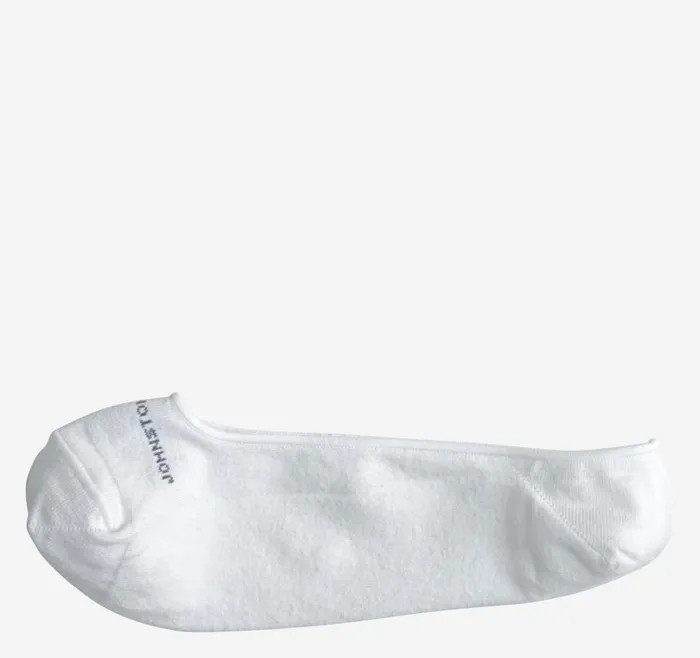 Johnston and Murphy Low Cut Liner Socks White Men Socks