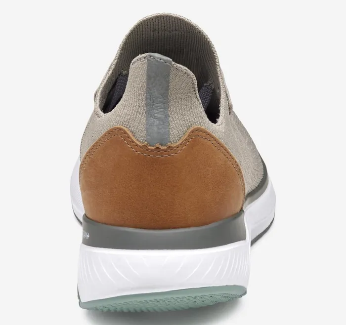 Johnston and Murphy Miles Knit LaceUp Taupe Knit Men Sneakers Johnston and Murphy Miles Knit LaceUp Taupe Knit Men Sneakers