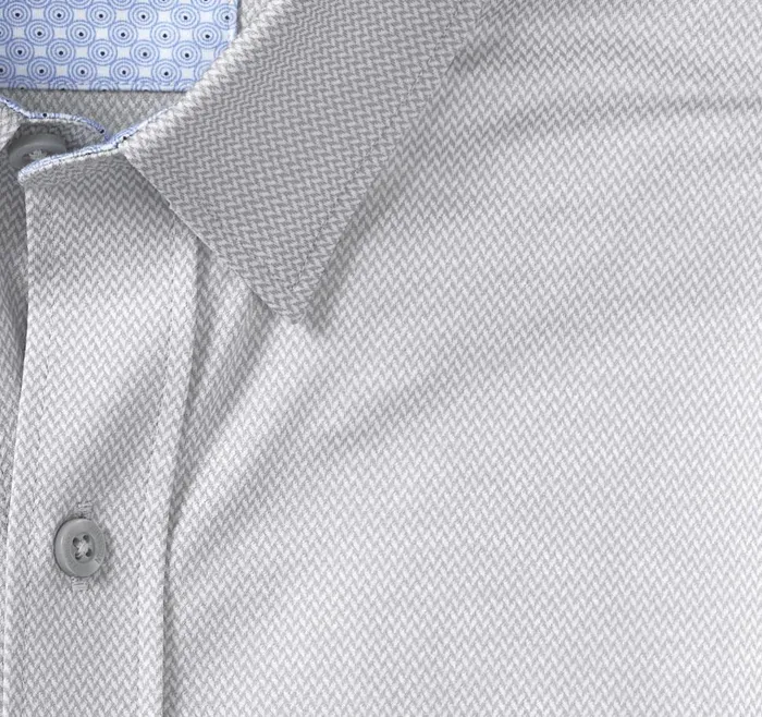 Johnston and Murphy XC Flex Stretch LongSleeve Shirt Gray Chevron Men Shirts Johnston and Murphy XC Flex Stretch LongSleeve Shirt Gray Chevron Men Shirts