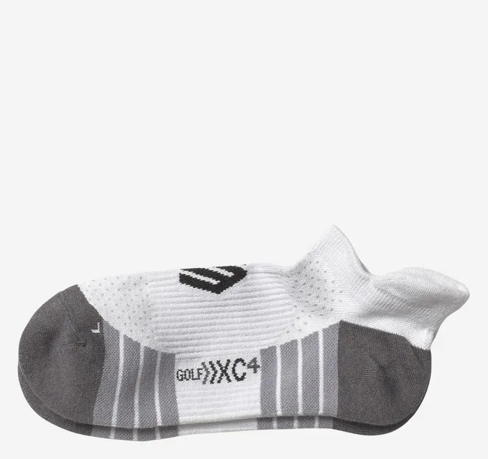 Johnston and Murphy XC4 Performance Golf Socks White MenWomen Socks