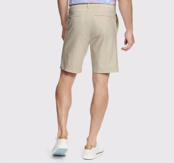 Johnston and Murphy XC4 Performance Shorts Stone Heather Men Shorts Johnston and Murphy XC4 Performance Shorts Stone Heather Men Shorts