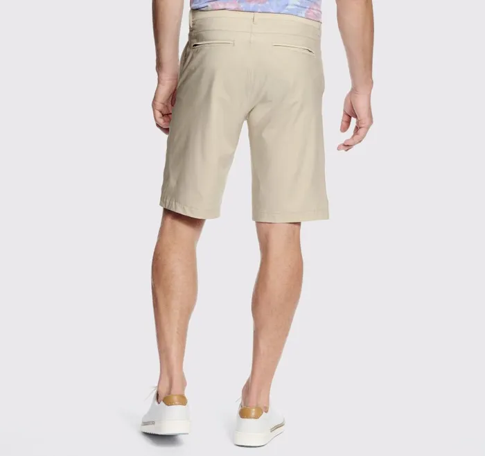 Johnston and Murphy XC4 Performance Shorts Stone Heather Men Shorts Johnston and Murphy XC4 Performance Shorts Stone Heather Men Shorts